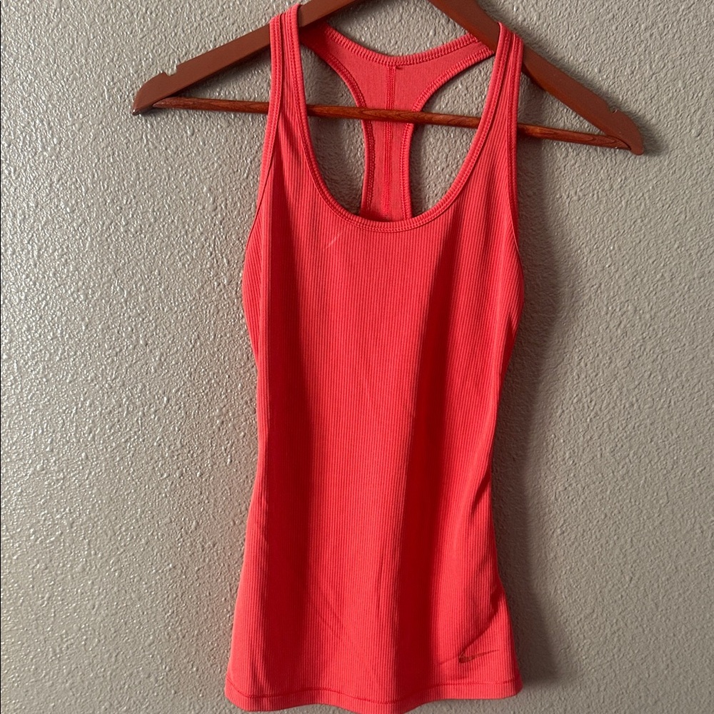 Nike Coral Ribbed Racerback Tank Top - Women's